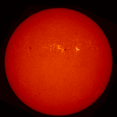 Image of Sun's chromosphere