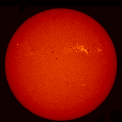 Image of Sun's chromosphere