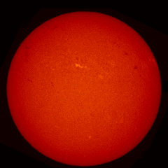 Image of Sun's chromosphere