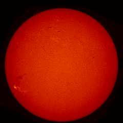 Image of Sun's chromosphere