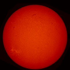 Image of Sun's chromosphere