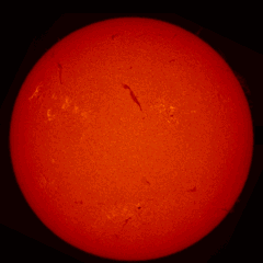 Image of Sun's chromosphere