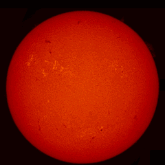 Image of Sun's chromosphere