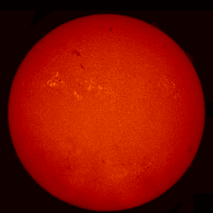 Image of Sun's chromosphere