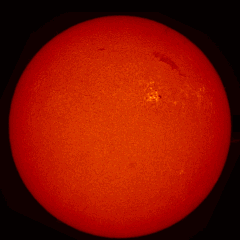 Image of Sun's chromosphere