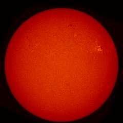 Image of Sun's chromosphere