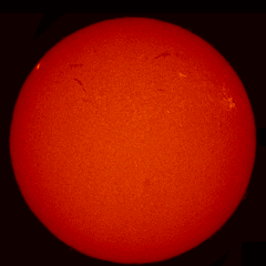 Image of Sun's chromosphere