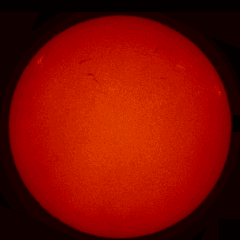 Image of Sun's chromosphere