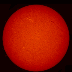 Image of Sun's chromosphere