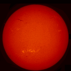 Image of Sun's chromosphere