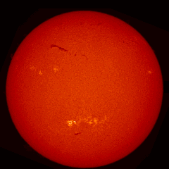 Image of Sun's chromosphere