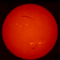 Image of Sun's chromosphere