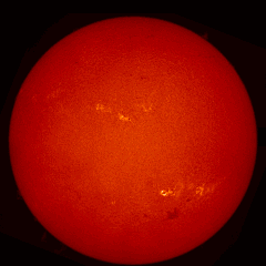 Image of Sun's chromosphere