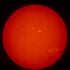 Image of Sun's chromosphere