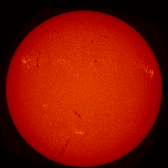 Image of Sun's chromosphere