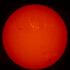 Image of Sun's chromosphere