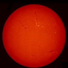 Image of Sun's chromosphere