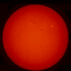 Image of Sun's chromosphere