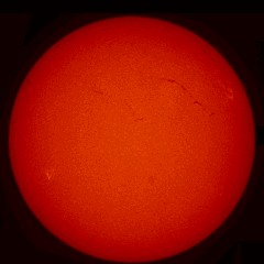 Image of Sun's chromosphere