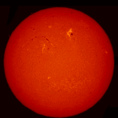 Image of Sun's chromosphere