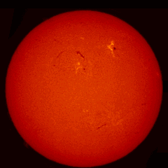 Image of Sun's chromosphere