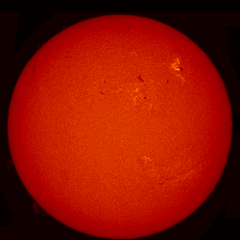 Image of Sun's chromosphere