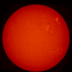 Image of Sun's chromosphere