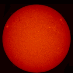 Image of Sun's chromosphere