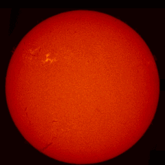 Image of Sun's chromosphere