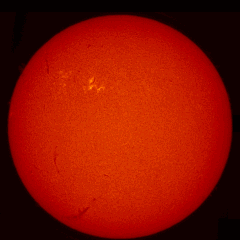 Image of Sun's chromosphere