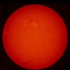 Image of Sun's chromosphere