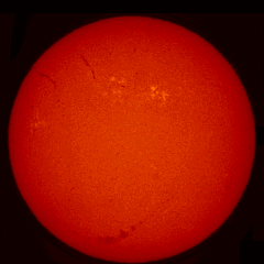 Image of Sun's chromosphere