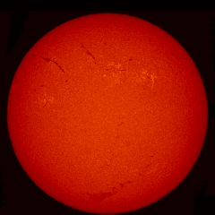 Image of Sun's chromosphere