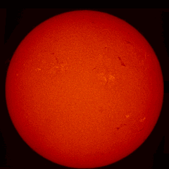 Image of Sun's chromosphere