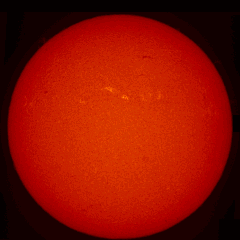 Image of Sun's chromosphere