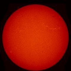 Image of Sun's chromosphere