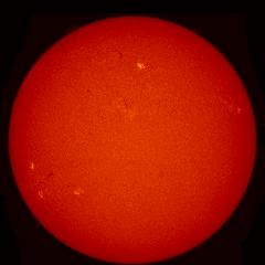 Image of Sun's chromosphere