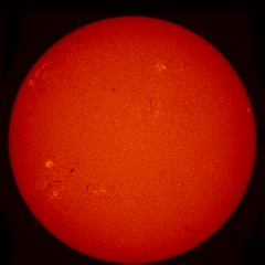 Image of Sun's chromosphere