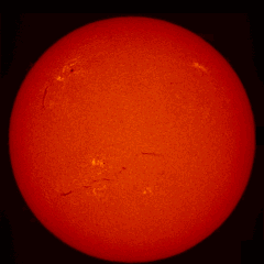 Image of Sun's chromosphere