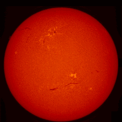 Image of Sun's chromosphere