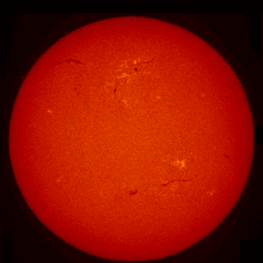 Image of Sun's chromosphere