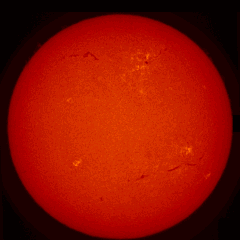 Image of Sun's chromosphere