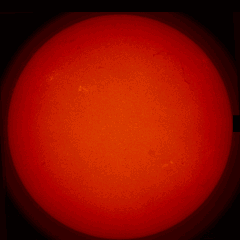 Image of Sun's chromosphere