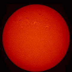 Image of Sun's chromosphere