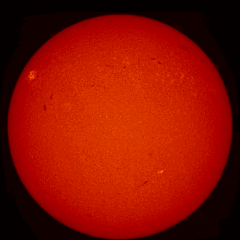 Image of Sun's chromosphere