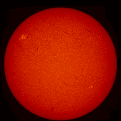 Image of Sun's chromosphere