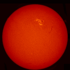 Image of Sun's chromosphere