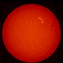 Image of Sun's chromosphere