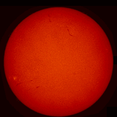 Image of Sun's chromosphere