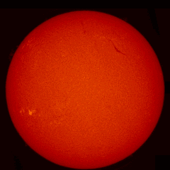 Image of Sun's chromosphere